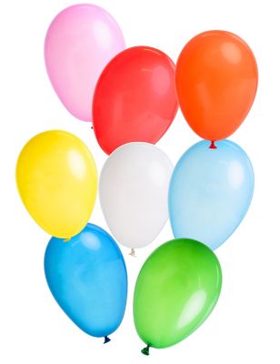 Luftballons bunt, 20 cm Ø, 100 Stück online kaufen