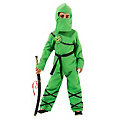 Déguisement "ninja" pour enfants, vert/noir