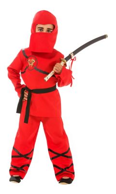 DÉGUISEMENT NINJA ROUGE ENFANT