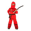 Ninja-Kostüm für Kinder, rot