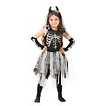 Skelett-Kleid "Skeletta" für Kinder