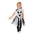 Déguisement de fantôme "Spooky" pour enfants, noir/blanc