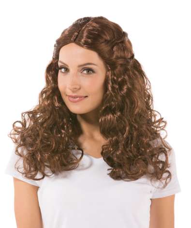 lockenperücke braun