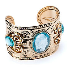 Bracelet avec des pierres déco turquoise, or/turquoise
