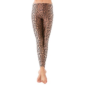 Legging « léopard », marron/noir