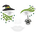 Face Art Tatouage "sorcière", vert/noir