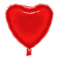 Ballon hélium "cœur", rouge, Ø 43 cm