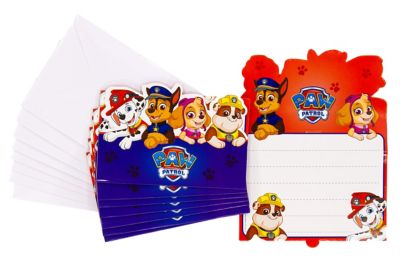 Cartes D Invitation La Pat Patrouille 8 Pieces Acheter En Ligne Sur Buttinette Loisirs Creatifs